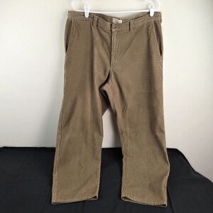 Redhead Corduroy Pants Mens 38x30 Tan Relaxed Fit Straight Leg 100% Cotton